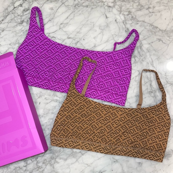 FENDI X SKIMS SCOOP BRALETTE PACK - Picture 1 of 3